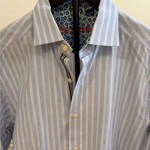 Robert Graham Light Music Themed Button Down Shirt